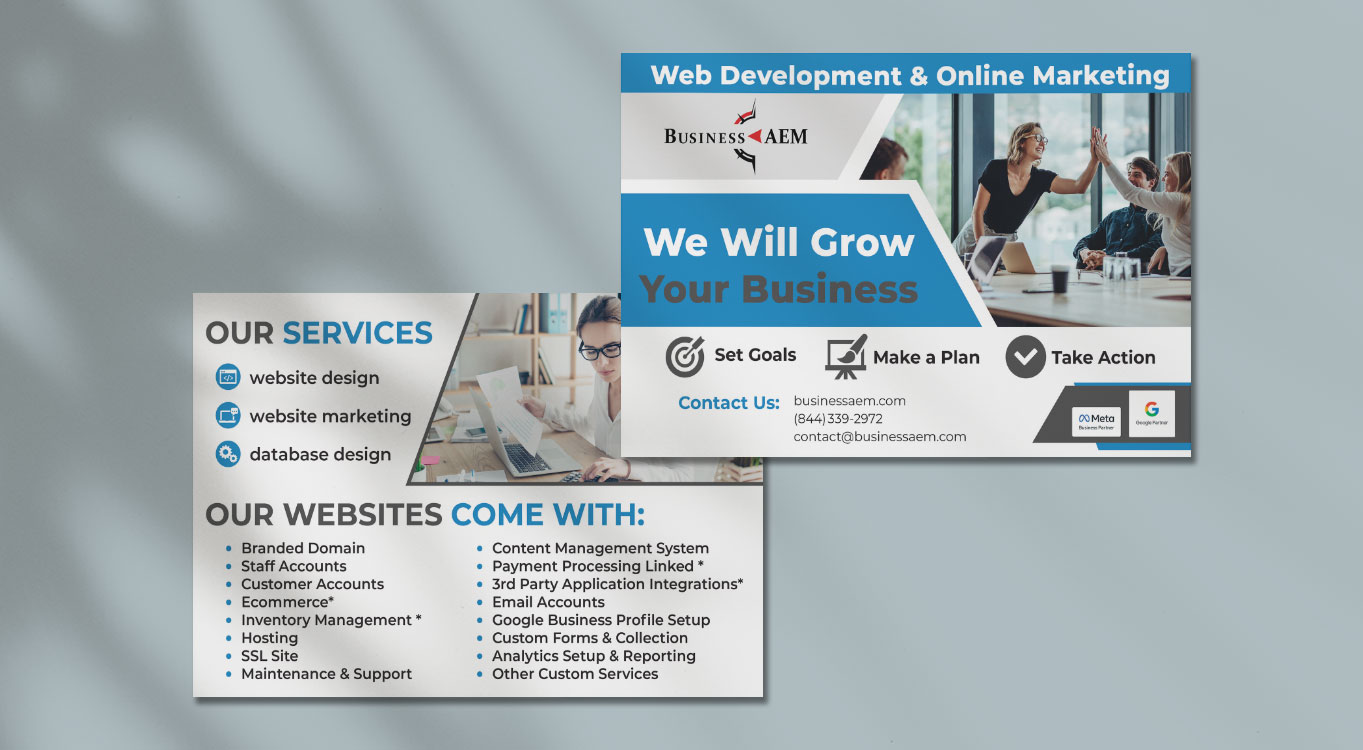 Business AEM Postcard