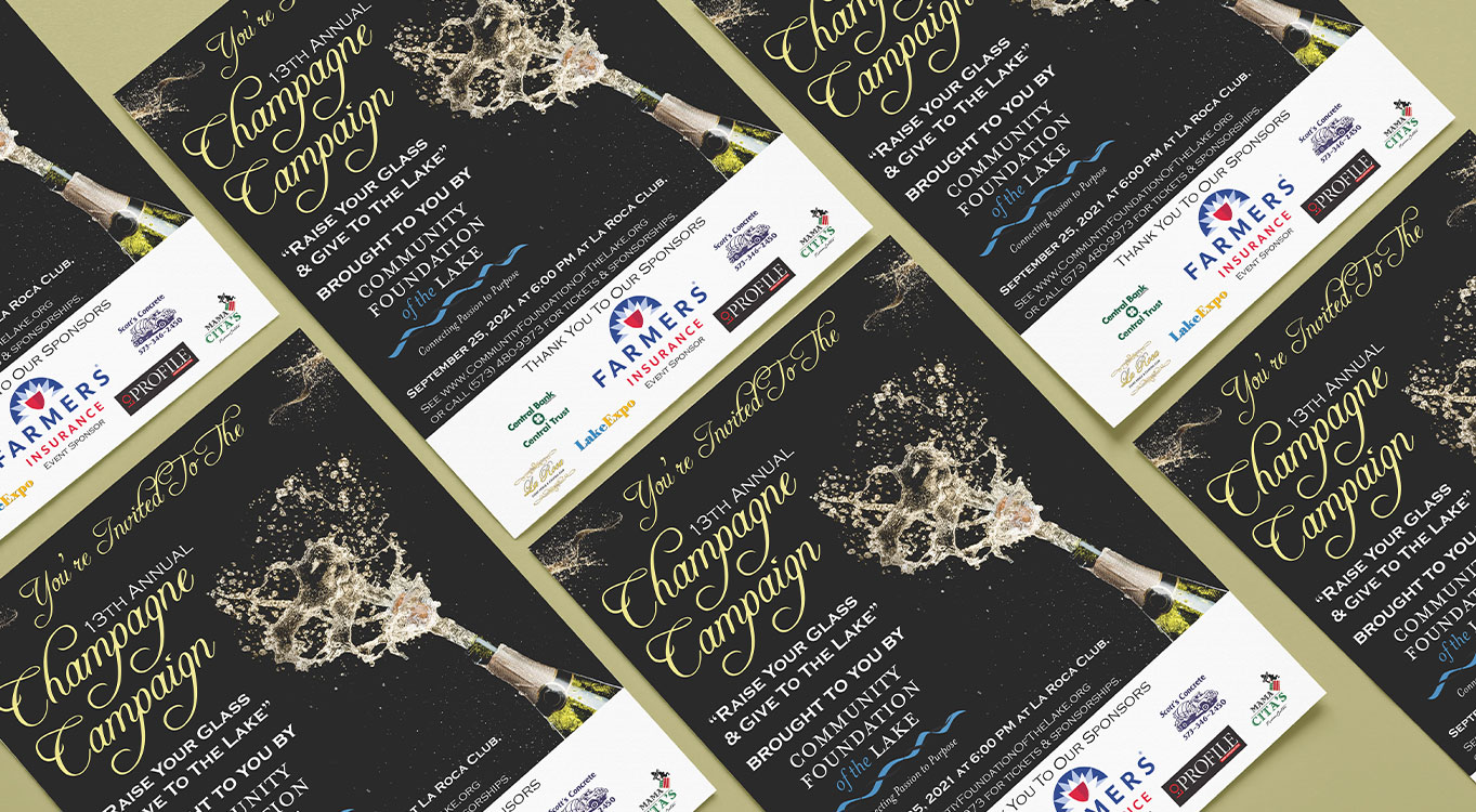 Champagne Campaign Flyer